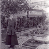 02-A-very-young-female-porter-at-Wooperton-during-WW1