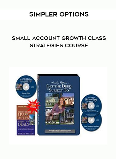 16 Simpler Options Small Account Growth Class Strategies Course