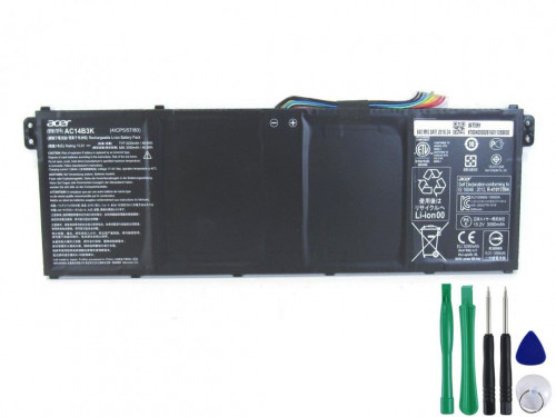 48Wh Acer A5731C Battery
https://www.adapterone.com/48wh-acer-a5731c-battery-p-1088.html

Product Info
Battery Technology: Li-ion
Device Voltage (Volt): 15.2 Volt
Capacity: 3220 mAh / 48 Wh / 4-Cell
Color: Black
Condition: New,100% Original
Warranty: Full 12 Months Warranty and 30 Days Money Back
Package included
1 x Acer Battery (With Tools)
Compatible Model:
AC14B8K Acer, KT.0040G.006 Acer, KT.00403.026 Acer, KT.00403.036 Acer, KT.0040G.004 Acer, KT.00403.024 Acer, KT.0040G.002 Acer, KT.0040G.005 Acer, KT.00403.023 Acer, KT0040G002 Acer,