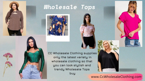 For more information simply visit at: https://www.ccwholesaleclothing.com/TOPS_c_39.html