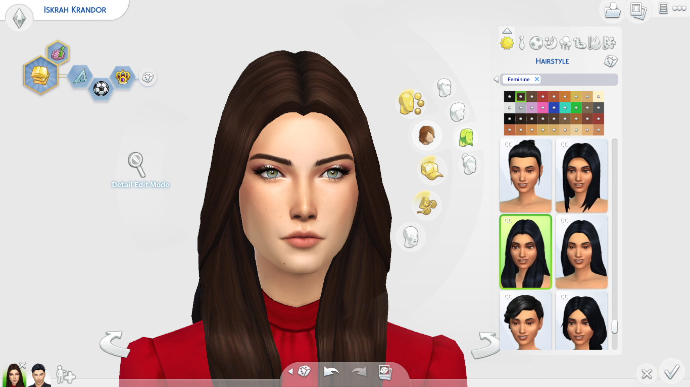 Hair mesh override and recolors not working together | Sims 4 Studio