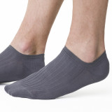 A-042-Mens-3-Pair-100-Ankle-Cotton-Socks-GRY-LIFESTYLE-Amazon