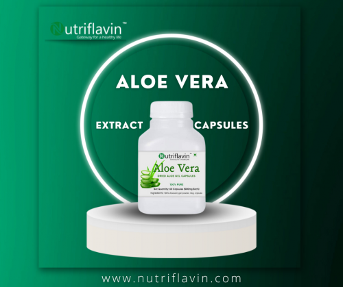 Aloe Vera is known as a wonder plant due to its numerous medicinal properties. It not only treats skin issues but also aids in digestion issues. It is also an excellent antioxidant and anti-inflammatory. Aloe vera gel capsules are a convenient way to consume aloe vera. Begin by taking a Nutriflavin Aloe Vera gel capsule for a healthy and happy life. Buy now: https://nutriflavin.com/product/aloe-vera-powder-capsules/