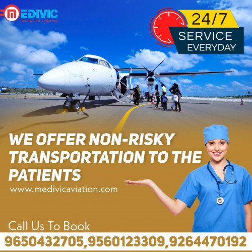 At a fair price, Medivic Air Ambulance Services in Bangalore offers full-service, top-class ICU-based air ambulance services that are available around the clock. We render first-rate charter planes and commercial airlines with a highly skilled medical staff that includes a specialist doctor for simultaneous optimal patient treatment.

Website: http://bit.ly/2LdI57Z