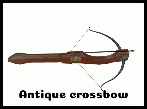 Antique crossbow
