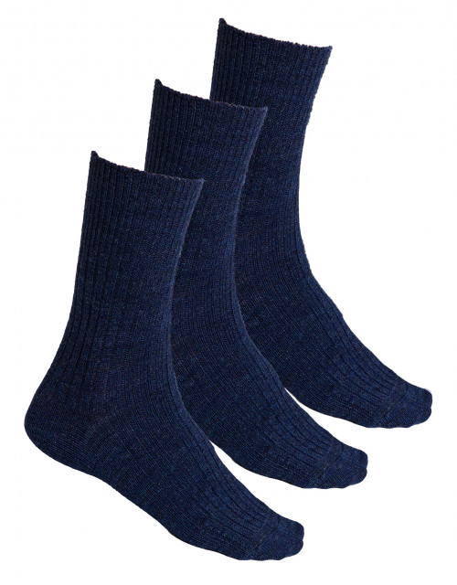 Art.044 Alpaca Wool Socks CL 044 NVY X3