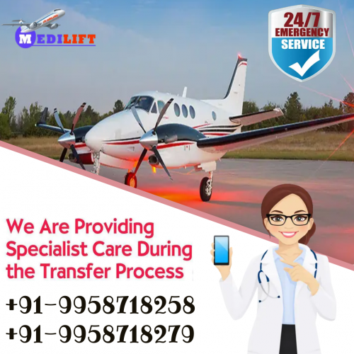 Medilift Air Ambulance Services in Guwahati provides a top-class emergency medical enhancement for the instant shifting of the patient in any medical complication for the risk-free and harmless shifting of the journey.

​More@ https://bit.ly/2VlS2GZ