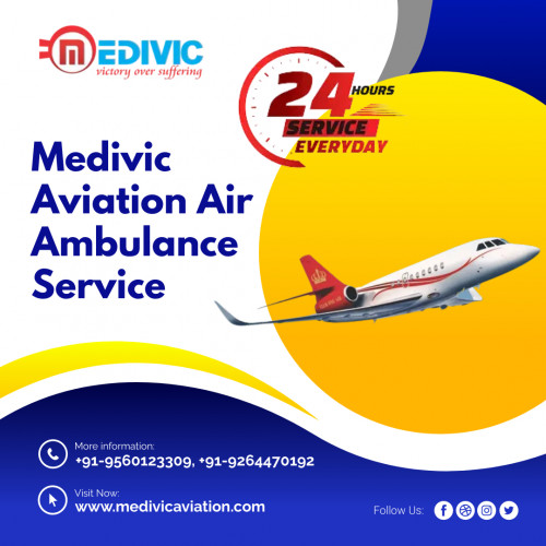 Medivic Aviation Air Ambulance Service in Raipur provides complete medical aids and benefits for the proper care of the patient during the shifting hours for the immediate shifting of the critical patient.

More@ https://bit.ly/2M2nWnG