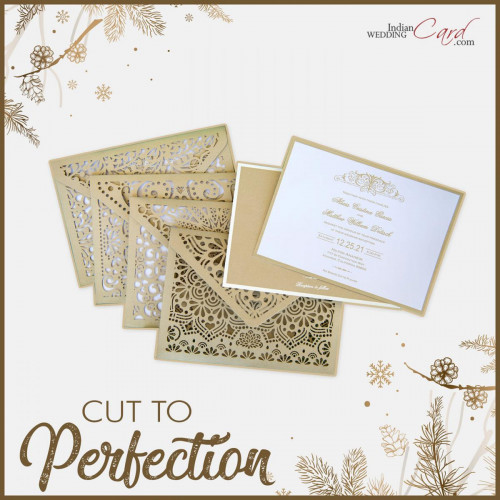 Let your invitation for your special event display immense style with a royal touch. Laser Cut Invitations are available in wide variety, ranging from elegantly designed single cards to the rich and flamboyant ones in the form of pocket. Get beautiful Laser Cut Wedding Invitation designs at your fingertips from anywhere in the world with Indian Wedding Card Online Store and shop now @ https://www.indianweddingcard.com/Laser-Cut-Wedding-Invitations.html