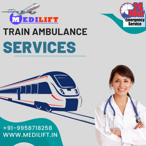 Medilift Train Ambulance Services in Patna is one of the timely and affordable mediums of emergency and non-emergency medical transport service providers in all over the nation with proper medical outfits and facilities.

More@ https://bit.ly/3EugESP