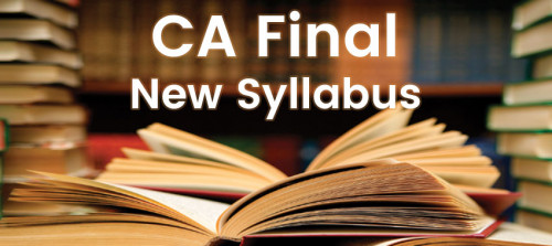 Checkout ICIA CA Final New Syllabus and be prepared for CA Foundation Exams. Latest CA Final Syllabus by ICAI at MCC. Crack your CA Exam and become a successful CA with the best CA Final New Syllabus Online Classes by the Leading Faculties only at MCC. For more detail visit @ https://mccjpr.com/ca-final-syllabus/