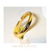 Cincin-perak-single-pasangan-kadar-925-lapis-kuning-o-62