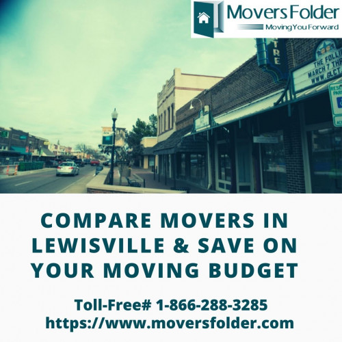 Compare Movers in Lewisville & Save on your Moving Budget