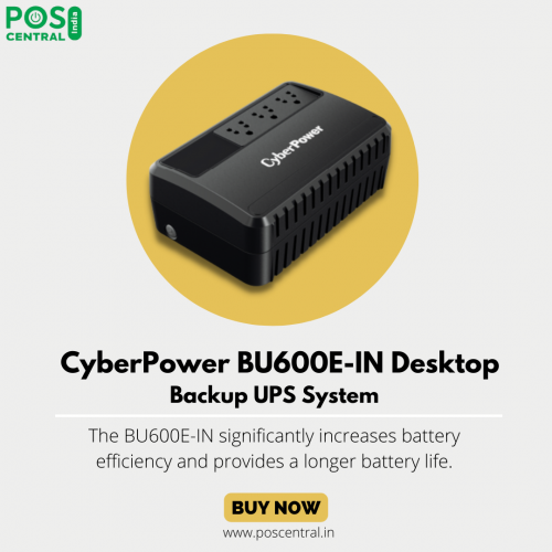 Looking to Buy UPS online? Then your search ends here. POS Central India offers you the best uninterruptible power supply from renowned brand like Cyber ​​Power at very low cost that you can compare with any other website. A sudden power outage can shock your system, shorten desktop life, and put your unsaved work at risk. So don't wait and get Best Online UPS in India today. Visit https://www.poscentral.in/power-solutions.html