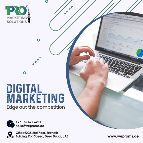 Digital marketing is that a targeted audience can be reached in a cost-effective and measurable way.

WeProms is an international Google partner 360-degree digital marketing agency based with offices in Pakistan, USA, UK, Singapore, and Dubai.
.
Talk To An Expert Today!

☎️ +971 55 577 6281
.⠀
#Digital #Marketing #Agency #Creatives #Lahore #Web_Development #Graphics #Weproms