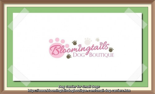 Carry your dog in style and comfort with small dog carriers. Find the best selection of dog carriers for small dogs here at Bloomingtails Dog Boutique. https://bit.ly/3JuBsus