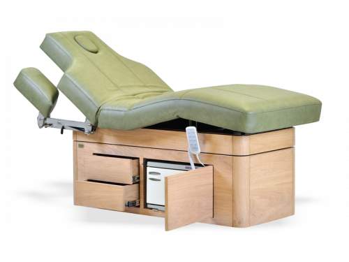 Maharaja Electric Spa Massage Table is fully electrically operated massage table for electric height, electric backrest and electric height adjustment. It is a most versatile spa massage table that can be used to perform various spa massages and can also be used as beauty treatment table. 

https://www.spafurniture.in/products/maharaja-electric-spa-massage-table/