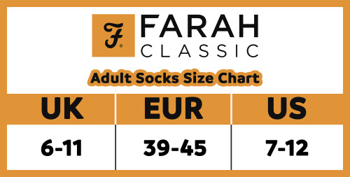 FARAH size chart UK