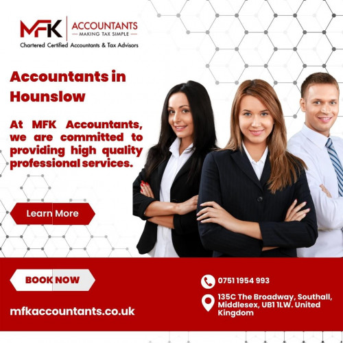 At MFK Accountants, we are committed to providing high quality professional services. We have a customer centric approach and are well seasoned to understand that all individuals and businesses are unique.
Our firm is providing top accountancy and tax services for small businesses and limited company accountants in Hounslow. We remain committed to providing our clients best in class services and becoming their trusted business partners. Unlike other accountants, we believe in not only providing effective tax and accountancy solutions but also supporting our clients with commercial advice and planning to improve sales and profits.
Address: 135C The Broadway, Southall, Middlesex, UB1 1LW. United Kingdom
Website: mfkaccountants.co.uk
Phone: 0751 1954 993
#business #accountant #finance #tax #bookkeeping #smallbusiness #taxes #entrepreneur #payroll #accountingservices #cpa #taxseason #businessowner #money #incometax #accountants