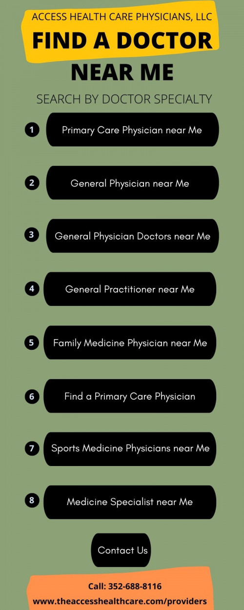 Find a Doctor near me