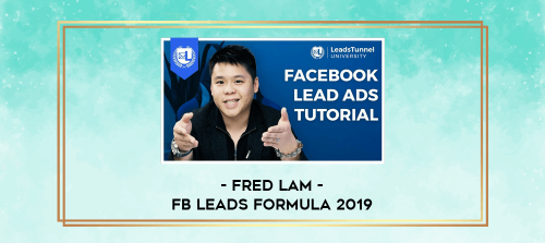 Fred Lam FB Leads Formula 2019