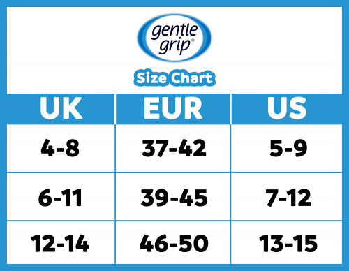 GG Sock size chart UK