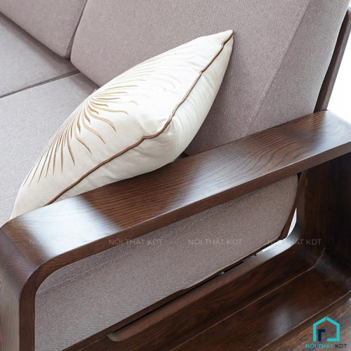 Ghế sofa văng gỗ sồi kiểu Nhật S174 (9)
