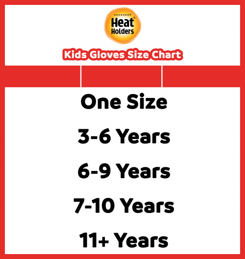HH Gloves Kids size chart new