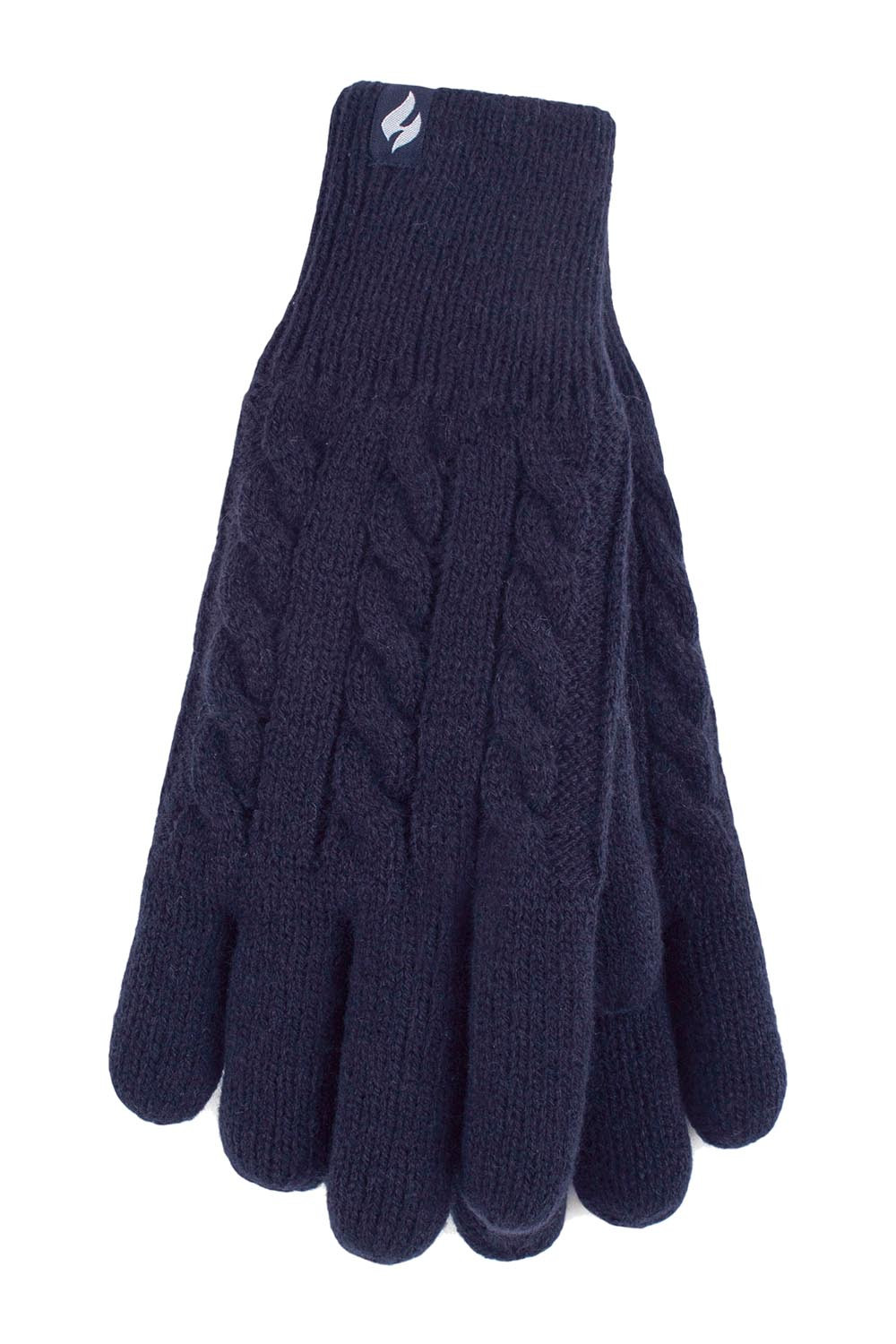 HH Ladies Cable Knit Gloves NVY 1000X1500 Gifyu