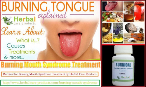 Because hormonal imbalance is the primary cause of burning mouth syndrome, balancing your hormones by using phytoestrogens or other hormone-regulating Herbal Supplement for Burning Mouth Syndrome may assist.
https://www.natural-health-news.com/home-remedies-and-supplement-for-burning-mouth-syndrome/