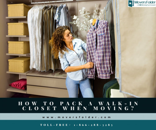How to Pack a Walk in Closet When Moving