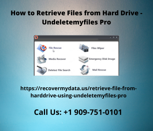 How to Retrieve Files from Hard Drive Undeletemyfiles Pro