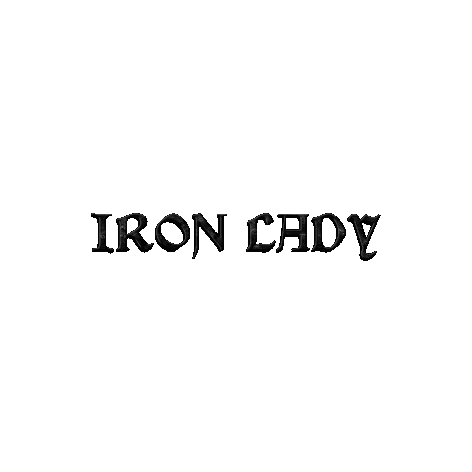 IRON LADY NAME TAG BY V&S