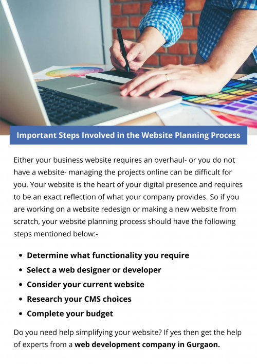 Either your business website requires an overhaul- or you do not have a website- managing the projects online can be difficult for you. Your website is the heart of your digital presence and requires to be an exact reflection of what your company provides. If you have a website, you should evaluate your website presence before moving on. Understanding your website needs' makes it easier to choose the right web development firm for your business. After choosing the right website developer, you need to ensure your budget. To know more visit here https://singhimarketingsolutions.com/web-development-services-company-gurgaon.php