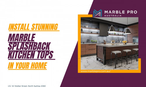 Are you redecorating your interior décor? You can think of installing beautiful-looking marble splashback kitchen tops in your home. Given the stunning outlook and luxurious textures, marble can bring a great sight to your kitchen interior. And we at Marble Pro can be the ideal ones to help you with that. All our stonemasons are proficient in their roles with years of understanding of natural stones. No matter, whether your home is big or small, we always have something to help you. For more, visit: https://marblepro.com.au/.