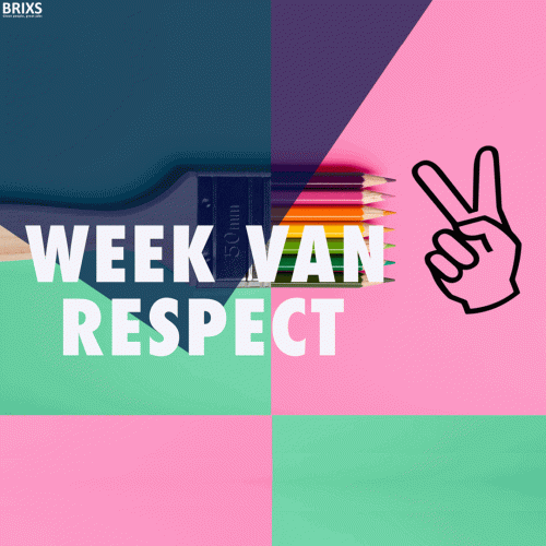 Respect, week van respect, peace, love, BRIXS, brixs