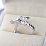 JaRia-Fine-Jewelry-925-Sterling-Silver-Love-You-Forever-Couple-Rings-Adjustable-Ring-Best-Gift-S925