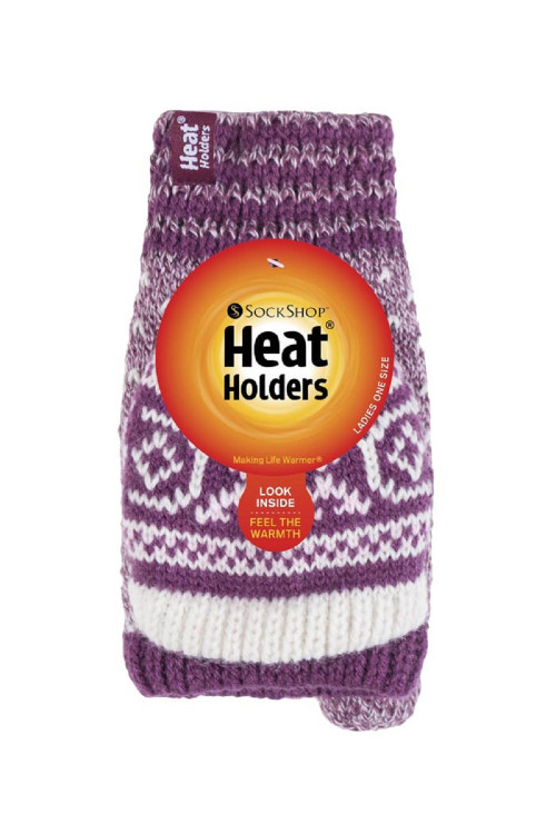 LADIES STOCKHOLM CONVERTER MITTENS ROSE PACK SHOT