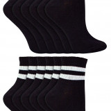 LU005BLK-STRIPE-ANKLE-SOCKS-X12-V1