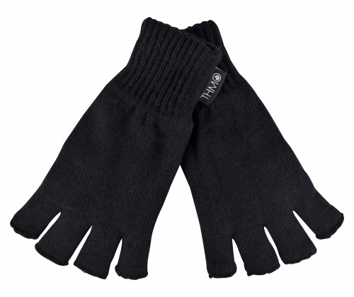 Ladies THMO Fingerless Gloves BLK