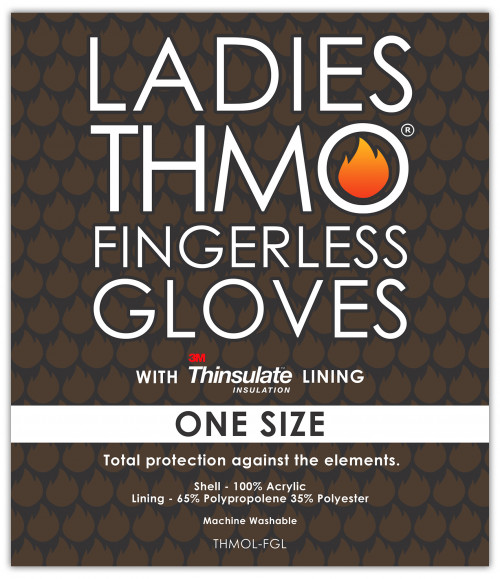 Ladies THMO Fingerless Gloves PACK