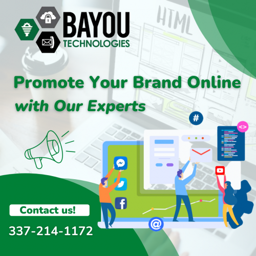 Looking for a web design company? At Bayou Technologies, LLC, our goal is to grow your business by providing the highest quality designs and solutions. Our premier advertising team provides the marketing needs of businesses and brands across the nation. Contact us now to get more information!