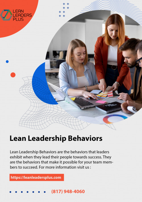 Lean Leadership Behaviors are the behaviors that leaders exhibit when they lead their people towards success. They are the behaviors that make it possible for your team members to succeed. For more information visit us : https://leanleadersplus.com/