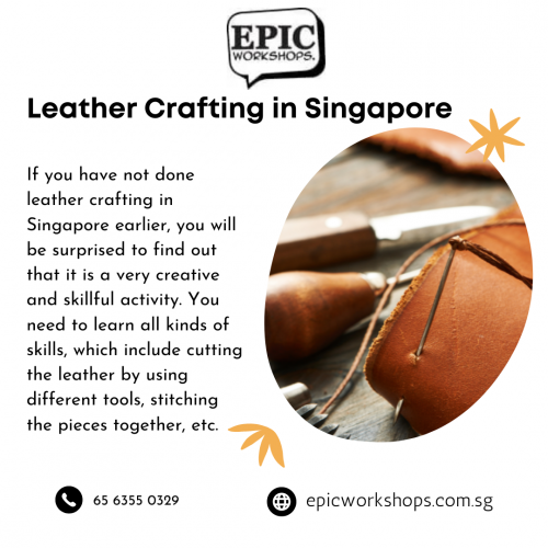 Taking up leather crafting in Singapore can give you complete flexibility with your schedule. This means that you can choose how much time you spend working on certain projects and when you do them. You are also free to choose which projects you want to work on and when.
More Detail: https://epicworkshops.com.sg/product/stay-home-experience-kits-leather-craft-singapore/
#LeatherCraftinginSingapore #Leather #Crafting #Singapore #flexible #worshop