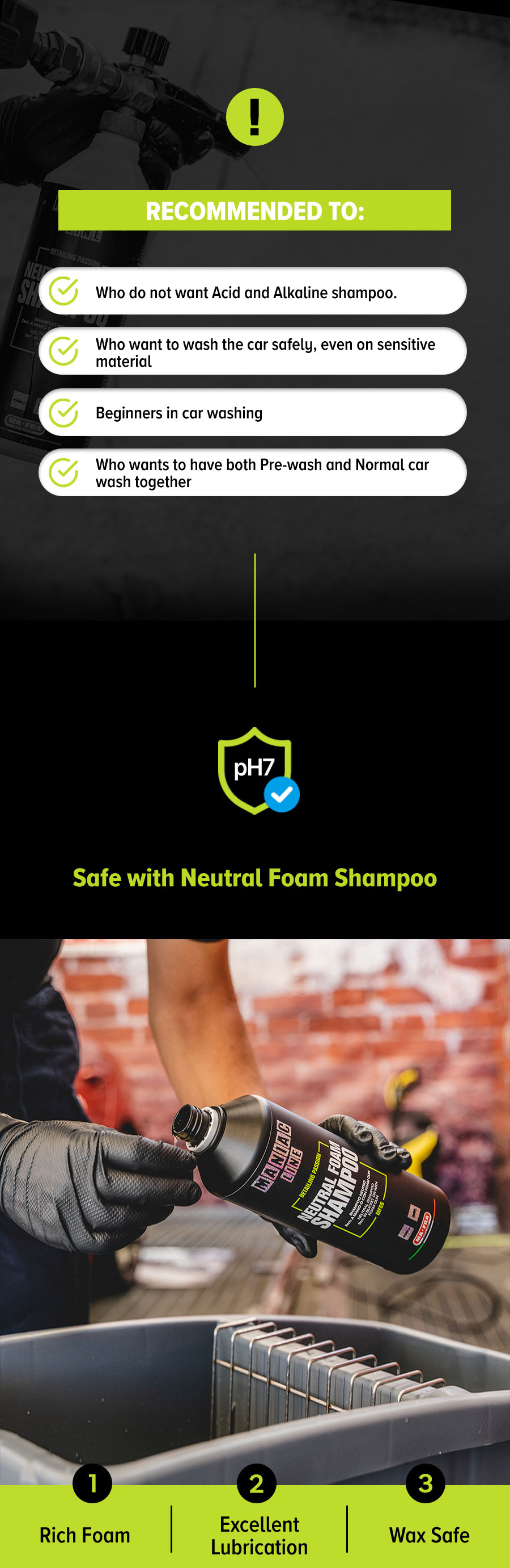 Mafra Maniac Line Neutral Foam Shampoo 1L - Mafra Official Store Singapore