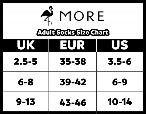 MORE size chart UK