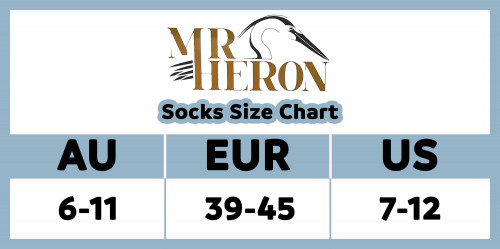 MR HERON size chart AU