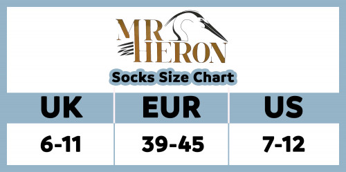 MR HERON size chart UK