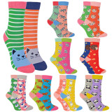 Miss-Sparrow-Girls-2-Pack-Animal-Socks-EBAY-MAIN