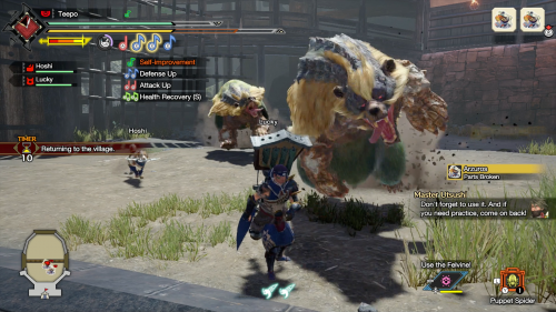 Monster Hunter Rise pt 1 Screen Shot 4:10:21, 6.58 PM